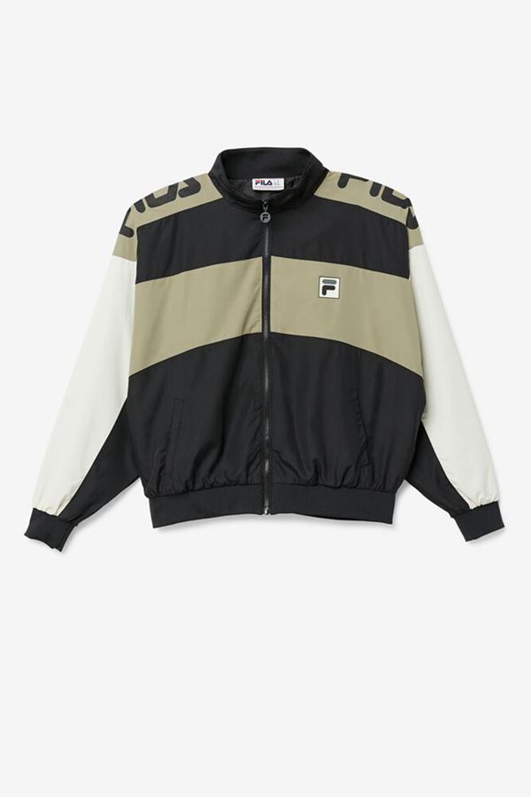 Fila Franc Zip Up Men's Jackets - Black,NZ 816-58493